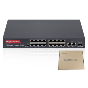​​​​​​​16 Port Giga poe switch with 1 sfp port
