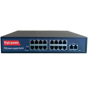 16 Port 54v mega poe switch